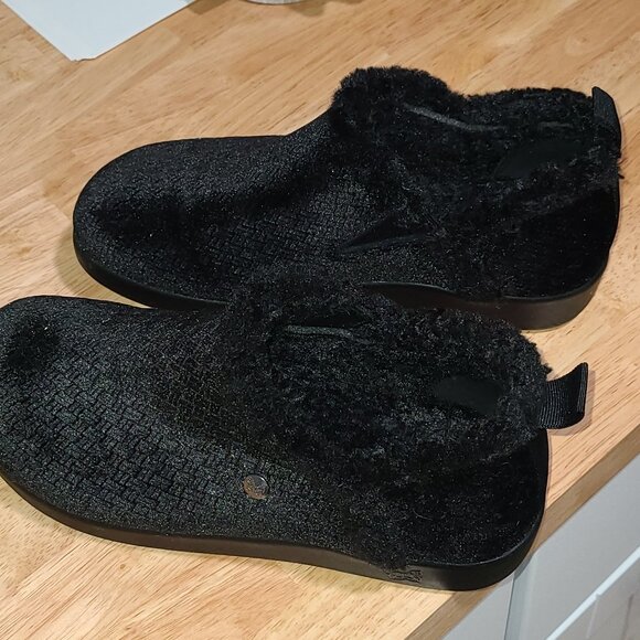 ALEGRIA®  BLACK SLIPPERS - SIZE 9 - Picture 2 of 7